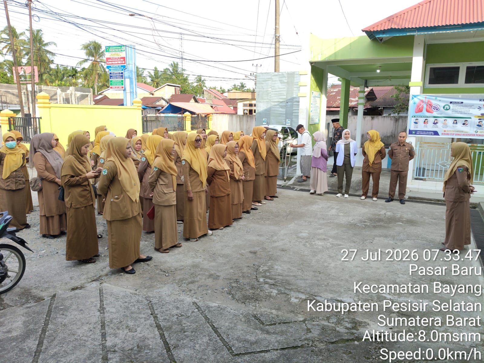 Apel Pagi UPT Puskesmas Pasar Baru Senin, 27 Juli 2026